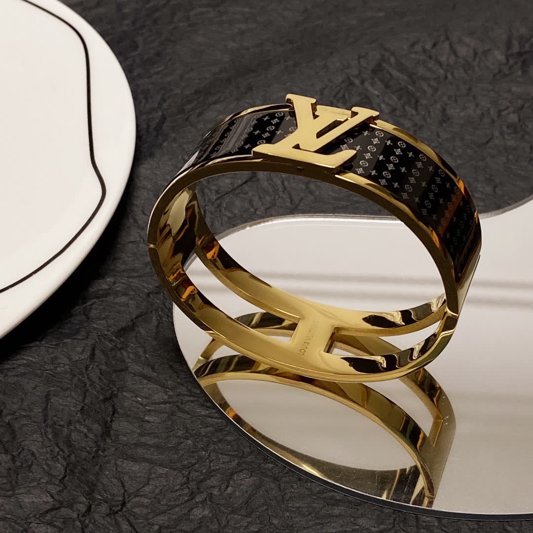 Louis Vuitton Monogram Cuff Bracelet